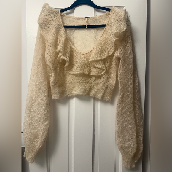 Free People Sweaters - Free People Mohair/Wool Cropped Sweater